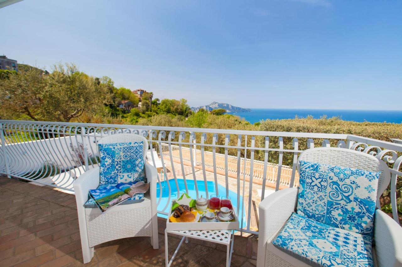 Villa Venus In Penisola Sorrentina Massa Lubrense Eksteriør bilde