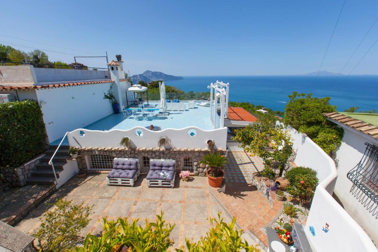 Villa Venus In Penisola Sorrentina Massa Lubrense Eksteriør bilde