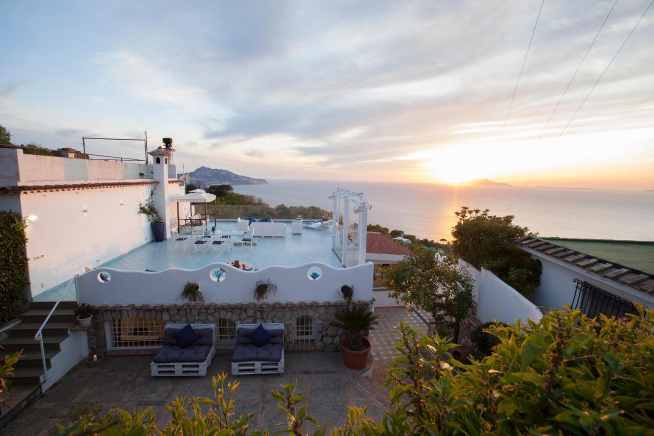 Villa Venus In Penisola Sorrentina Massa Lubrense Eksteriør bilde