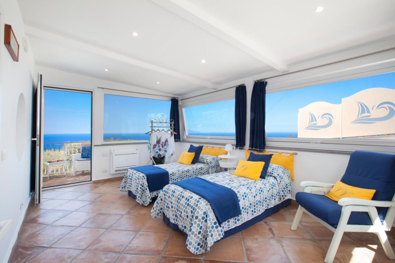Villa Venus In Penisola Sorrentina Massa Lubrense Eksteriør bilde