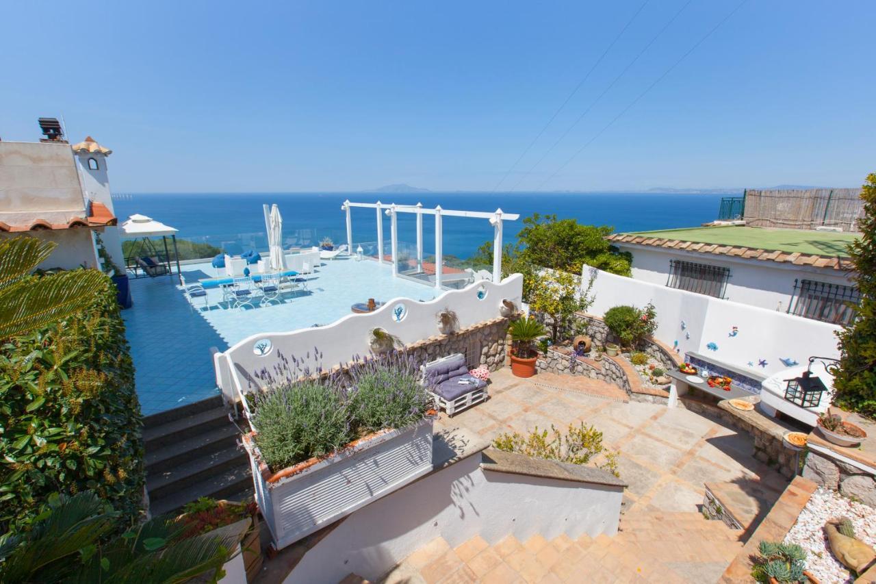 Villa Venus In Penisola Sorrentina Massa Lubrense Eksteriør bilde