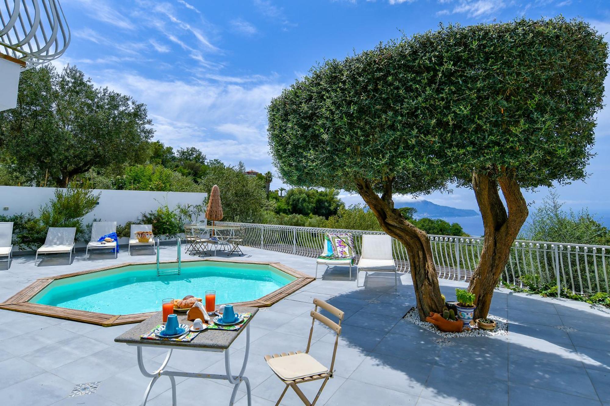 Villa Venus In Penisola Sorrentina Massa Lubrense Eksteriør bilde